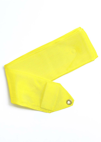 Набір стрічок для гімнастики SASAKI MJ-760S, 3м сатин-шовк, Yellow (Y), 3m