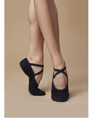 Балетки стрейчеві ATTITUDE кирза стрейчева, чорний, 35