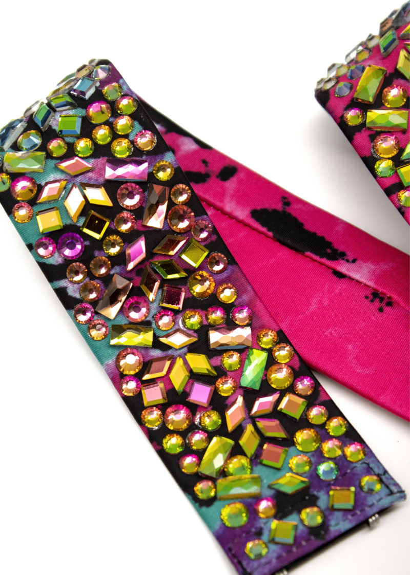 Пояс Grand Prix 90%поліамід, 10%еластан, яскраво рожевий, Vitrail Medium, 152см