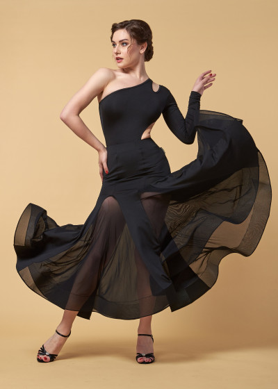 Спідниця для стандарту ALICIA мікрополіамід, чорний, L