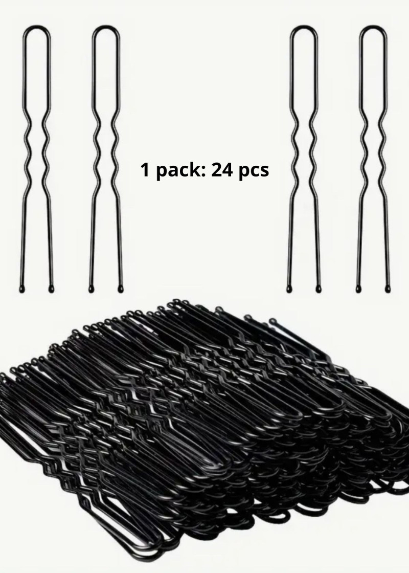 Комплект шпильок Grand Prix чорний, 7 см