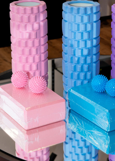 Масажний м'ячик Grand Prix рожевий