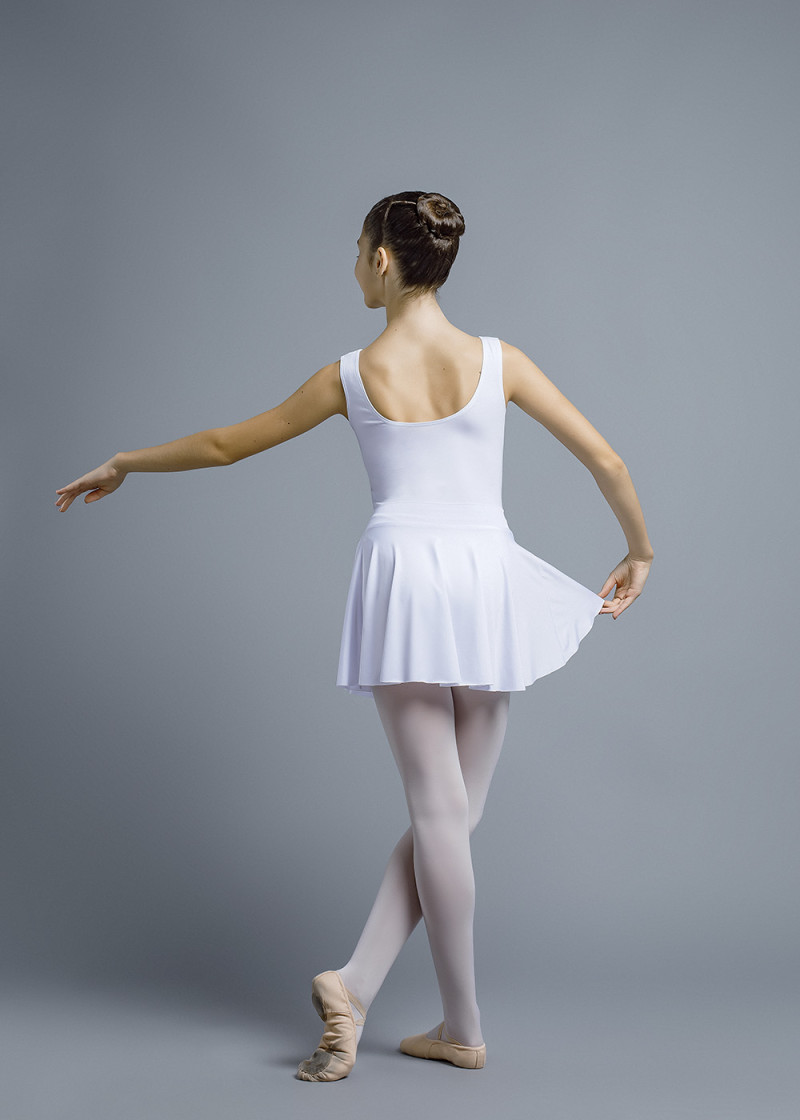 OFELIA.O - Юбка-солнце, полиамид полиамид, белый, 134-140см