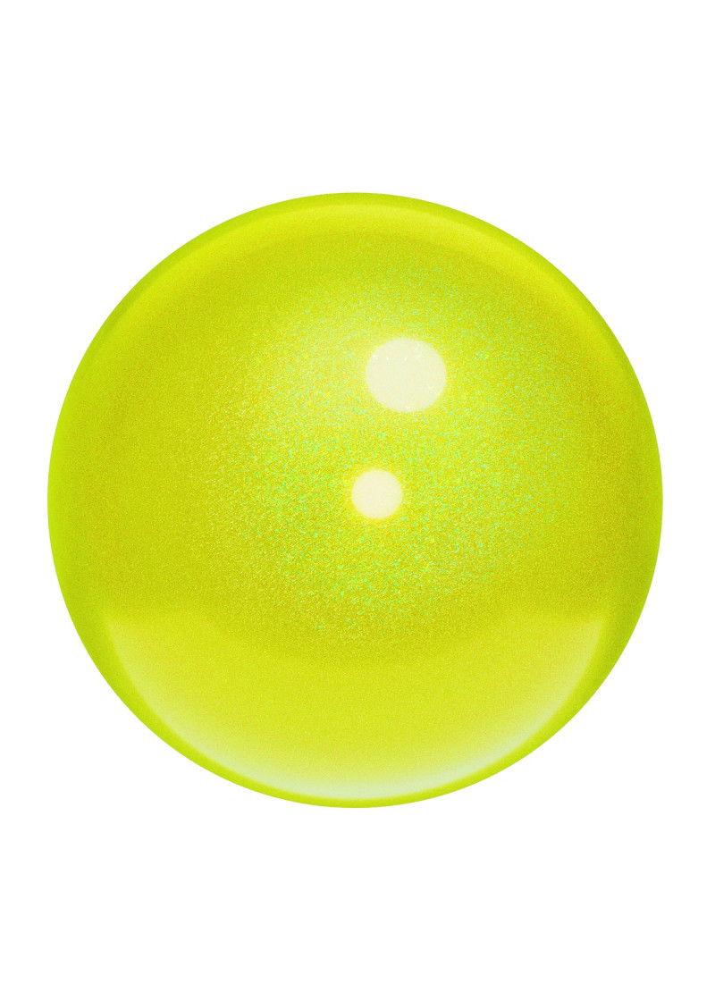 М'яч для гімнастики CHACOTT, SHINY 18.5см гума, Canary (662), 18.5cm