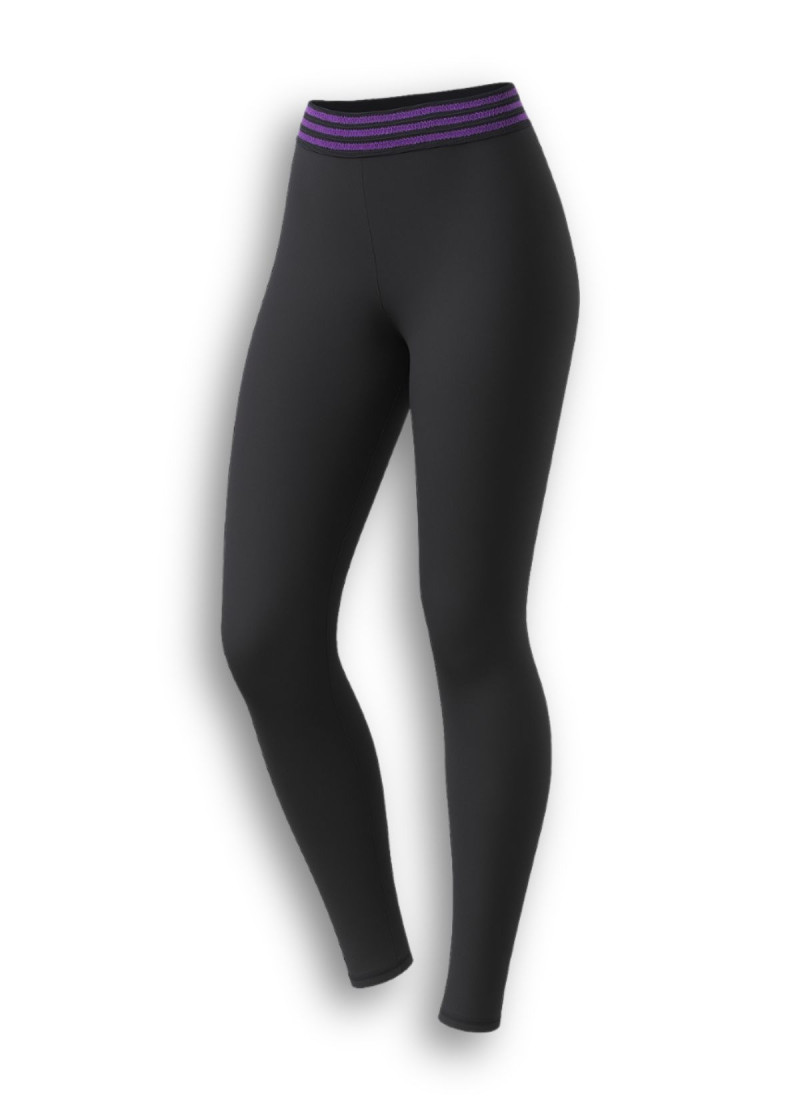 Лосини NELLY TWIN нейлон, black+purple, 146см
