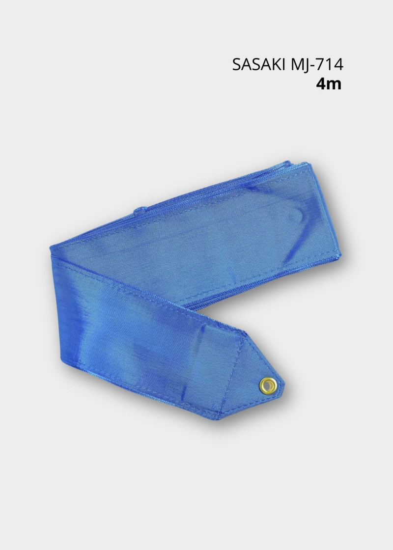 Лента MJ-714 сатин-шелк, Turquoise-blue (TQBU), 4m