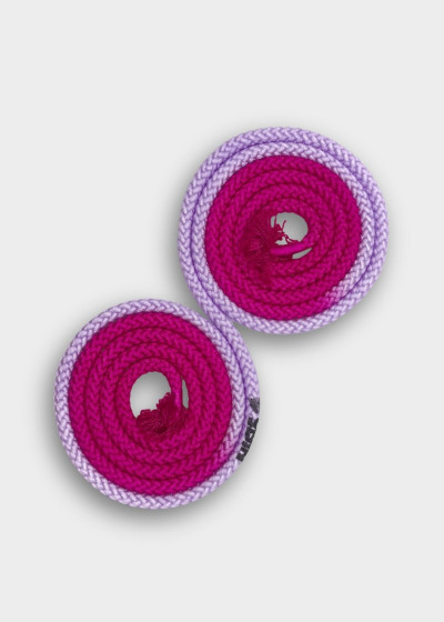 Скакалка M-280TS нейлон, Raspberry x Lavender (RSxLD), 3m