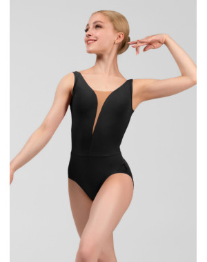 LE SECRET - К - к майка GABRIELLE со вставкой нейлон, black, M