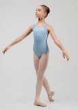 Купальник майка MIMI мікрополіамід+сітка флок, powder blue, 146см