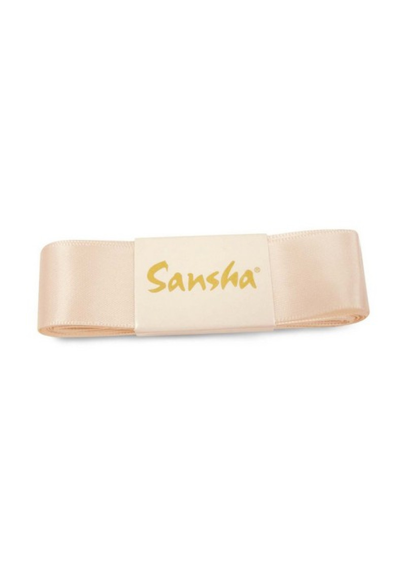 Стрічка для пуант SANSHA атлас, персиковий