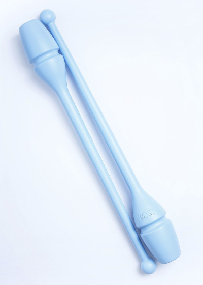 Булави для гімнастики SASAKI MJ-38H, 36см гума, Light-blue (LIBU), 36cm, 110g