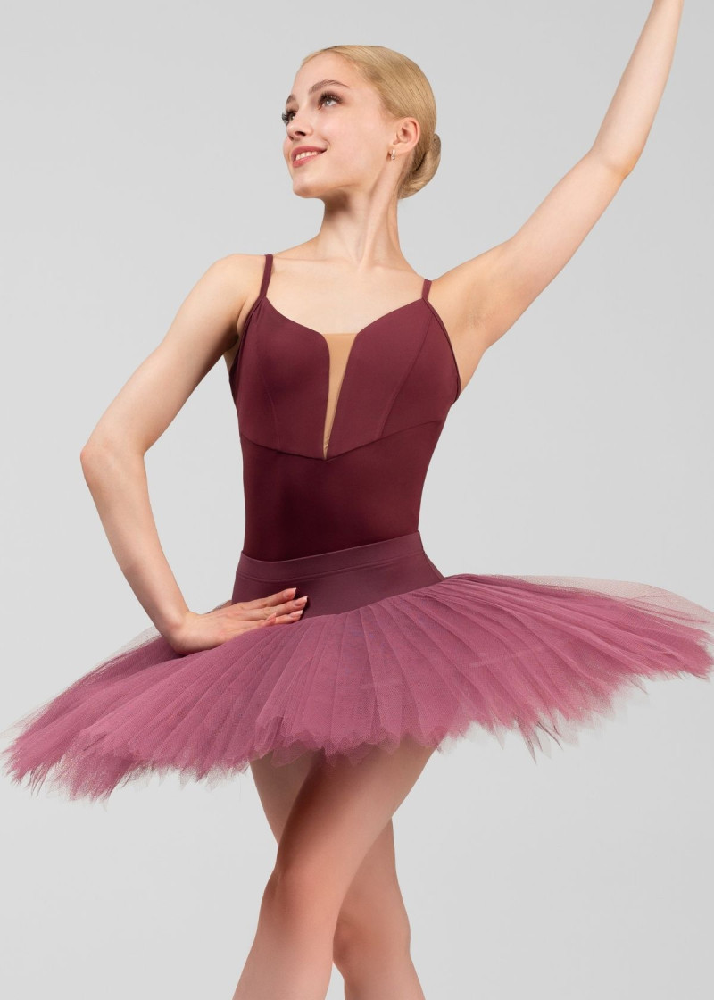 Пачка балетна BAJADERKA, 7 шарів тюль, italian plum, XS-S