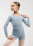 Кофта WANDA BALANCE разогревочная Grand Prix 42%акрил, 30%полиэстер, 28%нейлон, powder blue, 128-134см