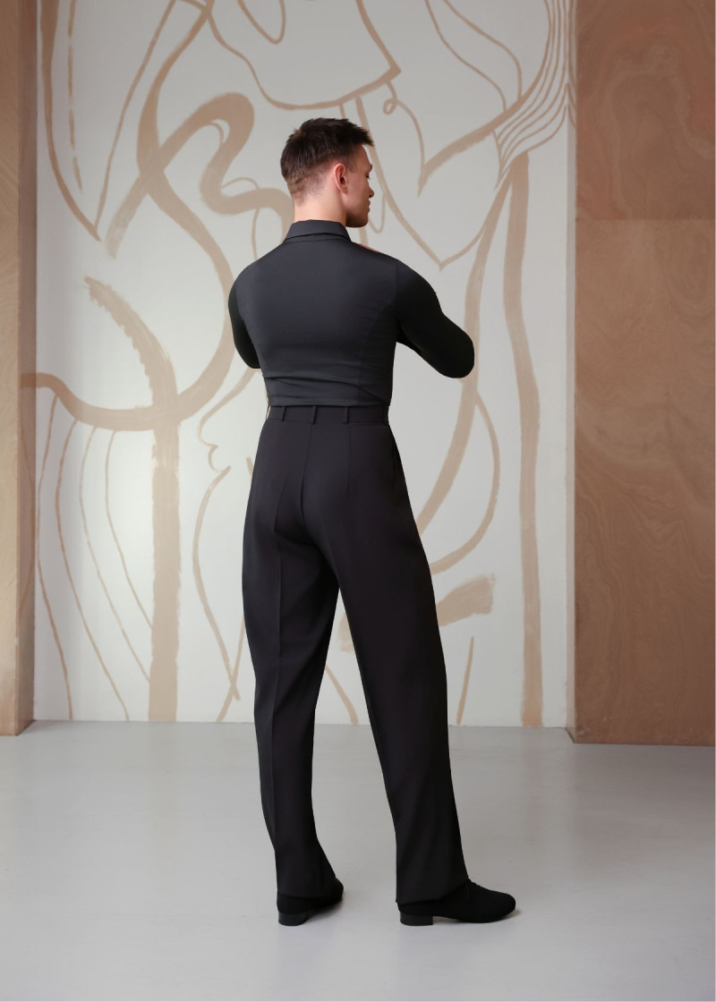 Сорочка BRYAN, на ґудзиках 90%поліамід, 10%еластан, чорний, 158см