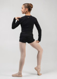 Кофта Grand Prix WILMA JUNIOR rayon rib knit, black, 140-146см
