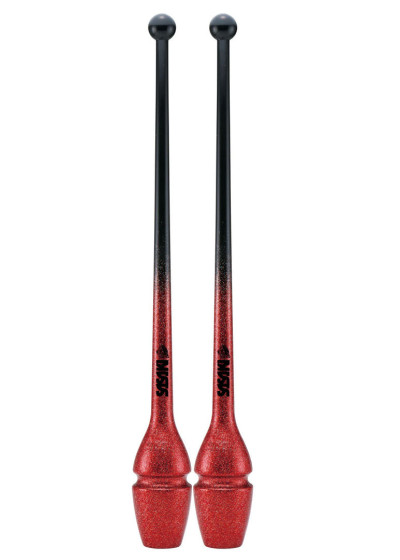 Булавы M-34JKGH NEW FIG резина, Black x Red (BxR), 40.5cm, 150g