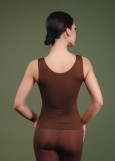 CONTOUR – Топ-майка ORIENT 69,2% нейлон, 30,8% спандекс, коричневый, M (160/85)