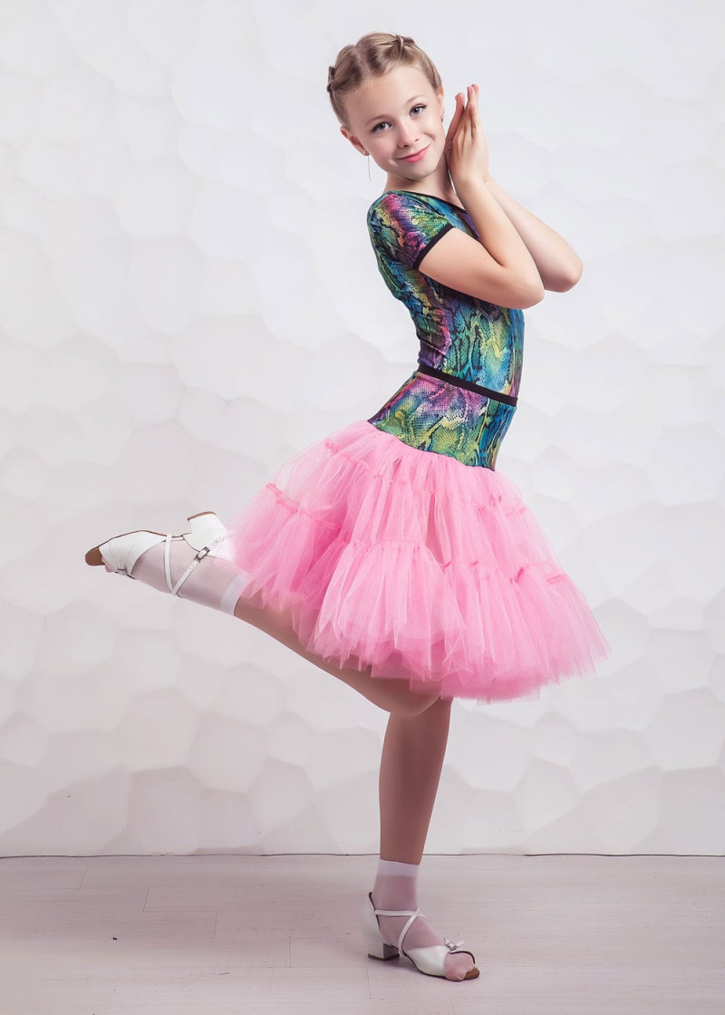 SAFARI JOY - Юбка из мягкого тюля "Volant" 90%полиамид, 10%эластан, роз.сирень, M