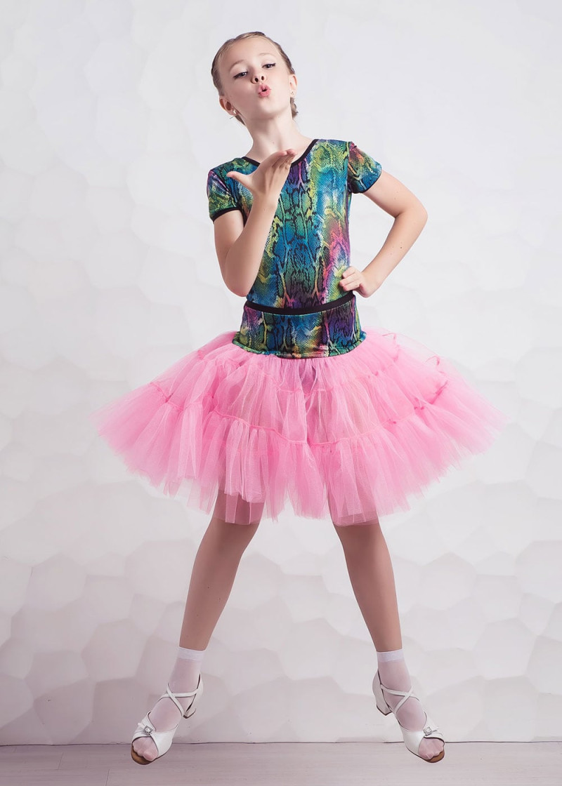 SAFARI JOY - Юбка из мягкого тюля "Volant" 90%полиамид, 10%эластан, роз.сирень, M