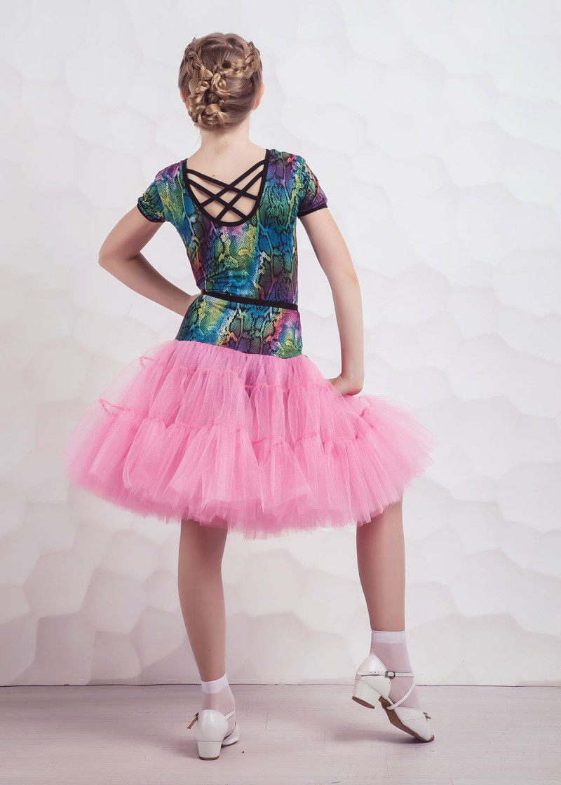 SAFARI JOY - Юбка из мягкого тюля "Volant" 90%полиамид, 10%эластан, роз.сирень, M