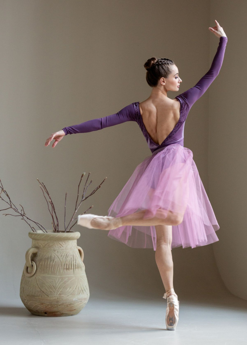 JULIET - Юбка шопен.(2слоя) тюль, vintage violet, XS