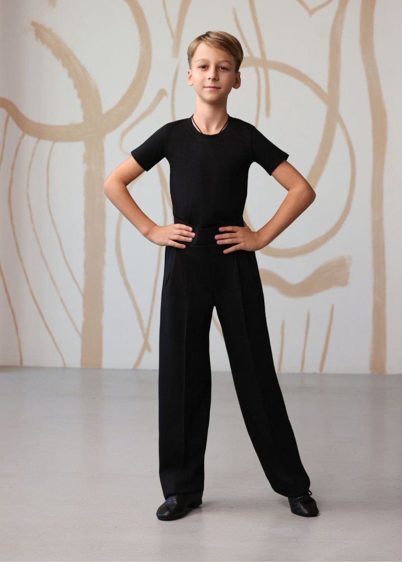 Футболка ANDREY 90%бавовна, 10%еластан, чорний, S