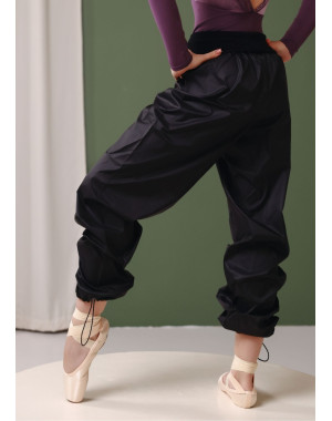 Штани САУНА MOMENTUM з відворотом 100%поліестер, чорний, XS