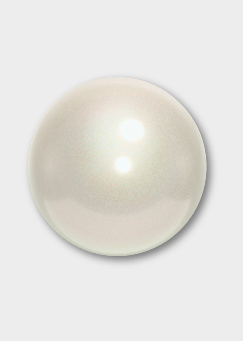 М'яч для гімнастики CHACOTT, SHINY 18.5см гума, White (600), 18.5cm