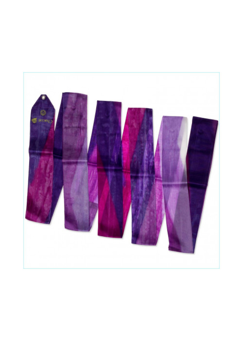 Стрічка для гімнастики CHACOTT GRADATION, 5m штучний шовк, Mauve, 5m