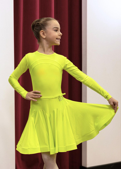 Рейтінгова сукня TRACY RATING біфлекс, ультра лимон, 134см