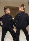 GALAXY - Спортивный костюм полиамид, black+galaxy, 152см