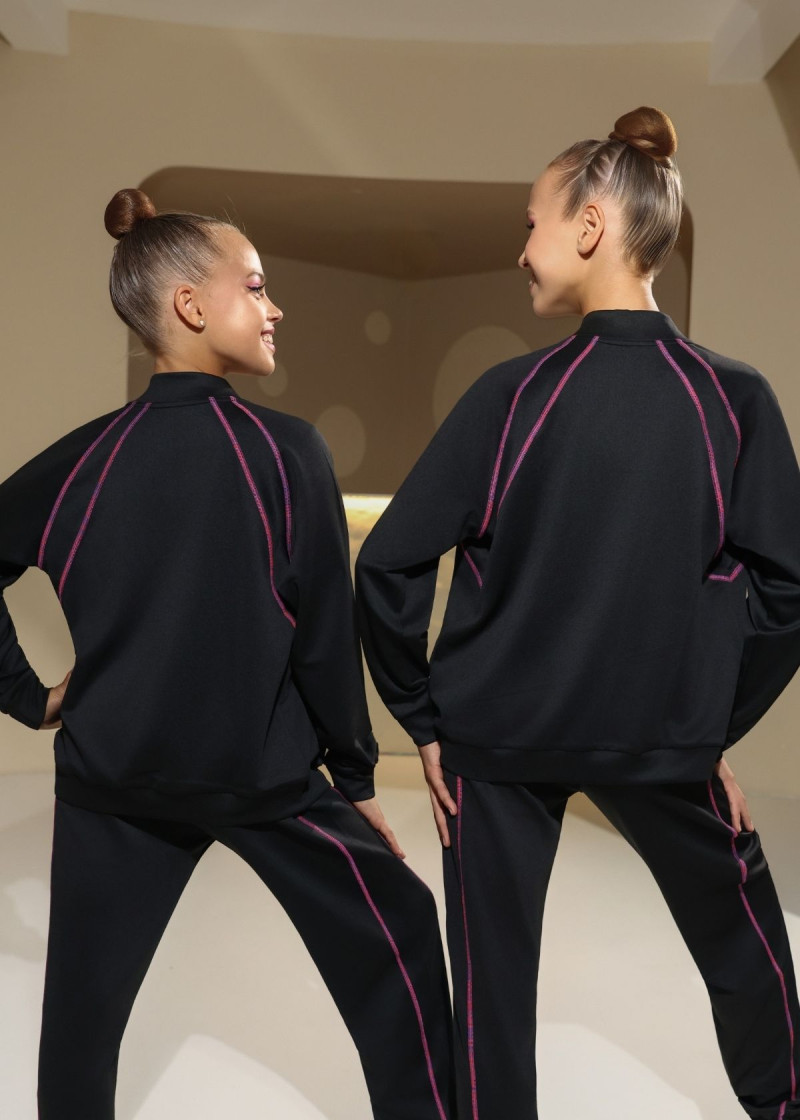 GALAXY - Спортивный костюм полиамид, black+galaxy, 152см