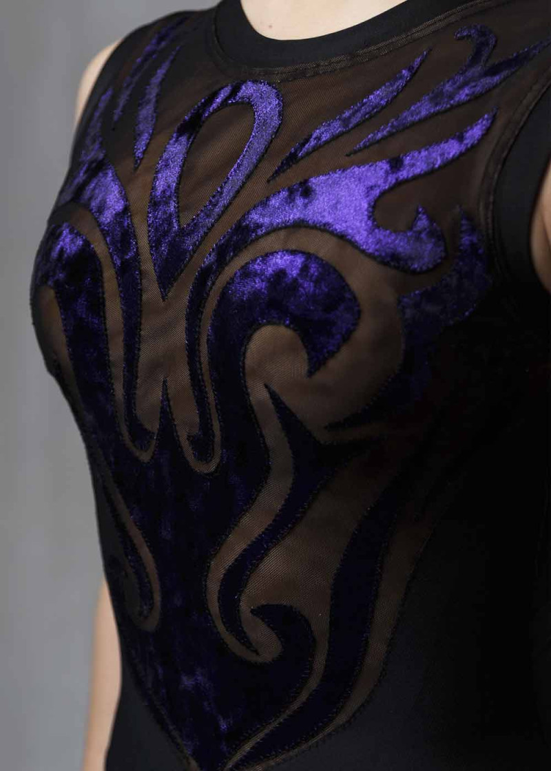 Купальник LUISA 90%поліамід, 10%еластан, фіолетовий, XS