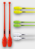 Булави для гімнастики SASAKI NEW FIG M-34H, 44cm гума, FreshPink (FRP), 44cm, 150g