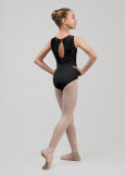 MINI MOVES - К-к майка MIMI микрополиамид+сетка флок, black, 146см