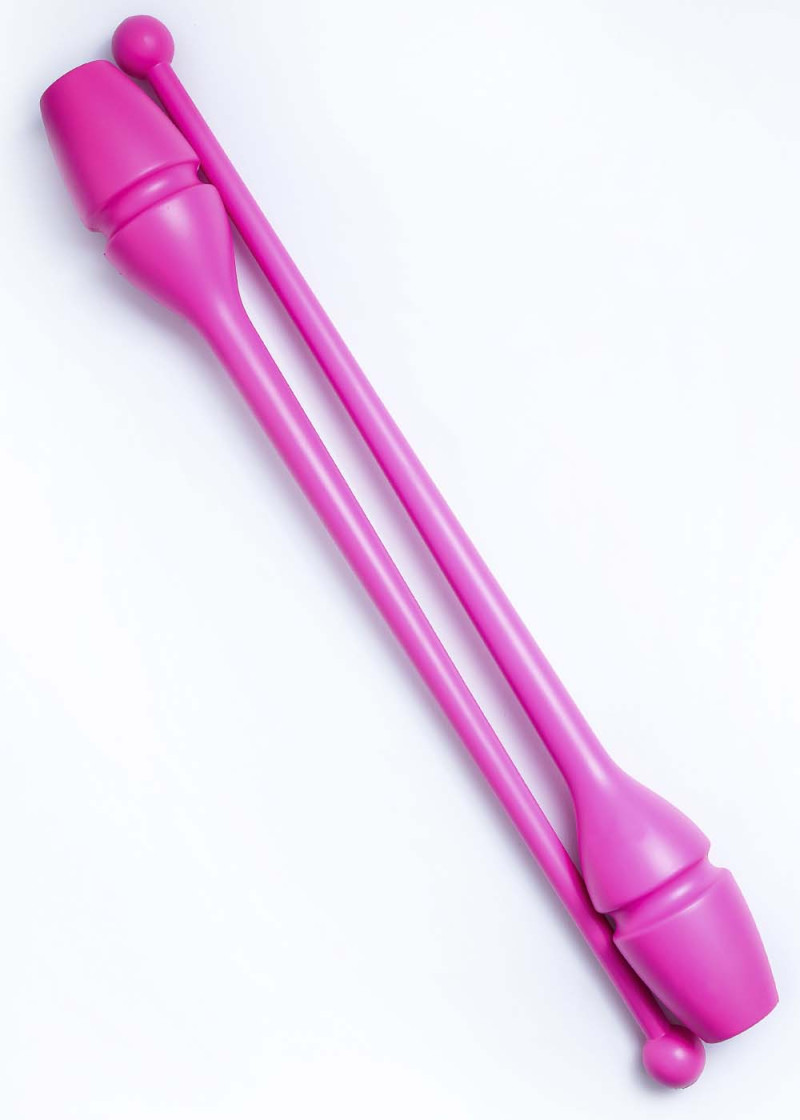 Булави для гімнастики SASAKI NEW FIG M-34H, 44cm гума, FreshPink (FRP), 44cm, 150g