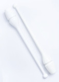 Булави для гімнастики SASAKI MJ-38H, 36см гума, White (W), 36cm, 110g