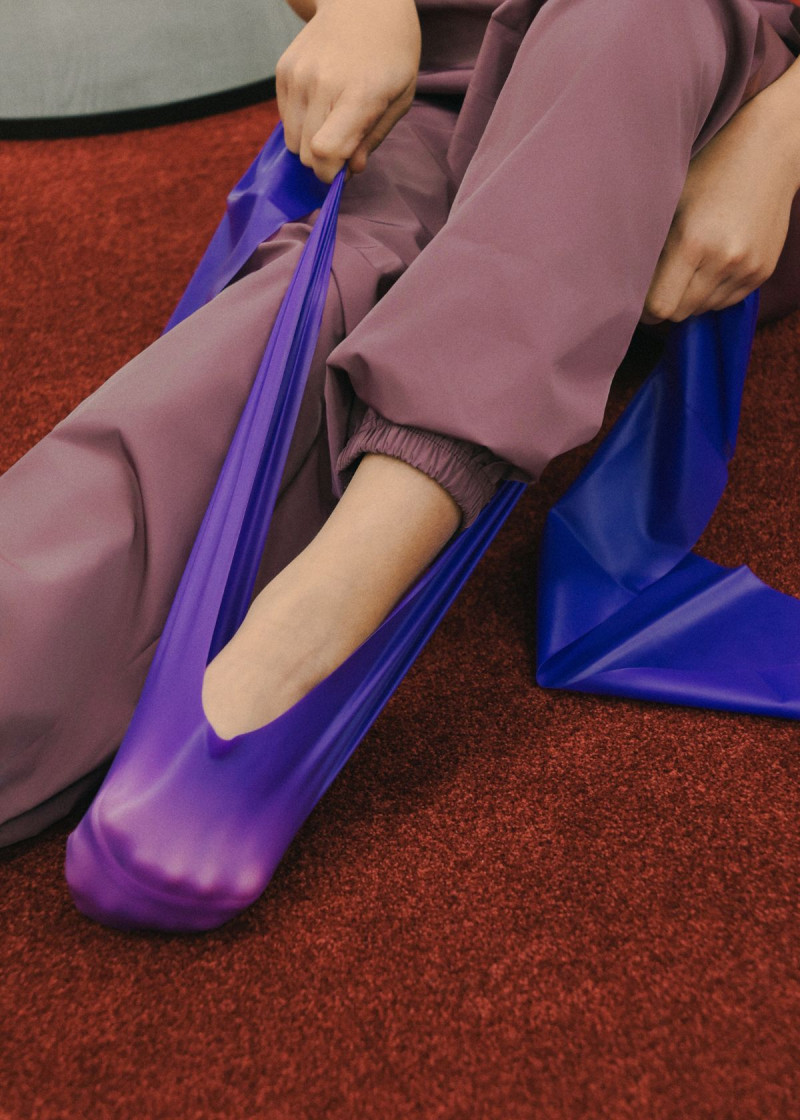 Резинка латексна для тренувань фіолетовий