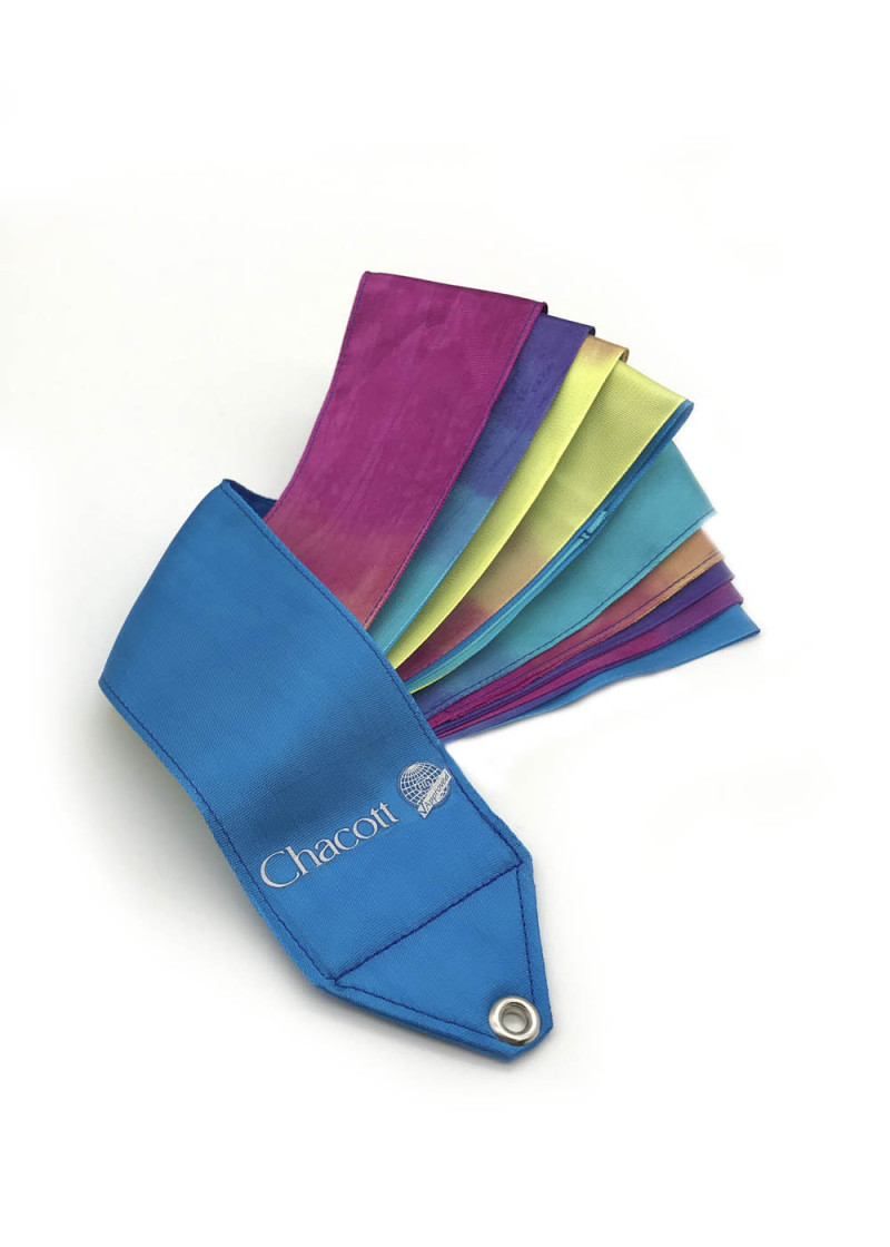 Стрічка для гімнастики CHACOTT GRADATION, 5m штучний шовк, Aqua Green (731), 5m