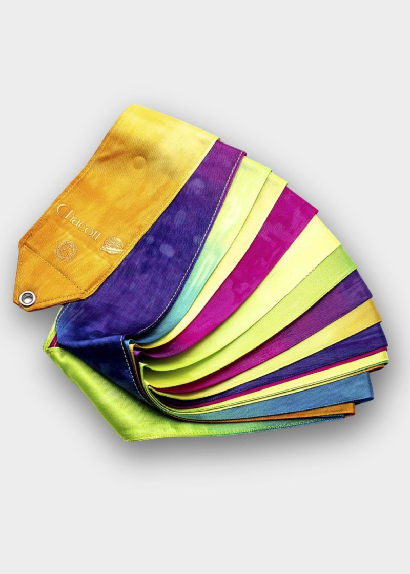 Лента Gradation, 5 м иск.шелк, Canary (762), 5m