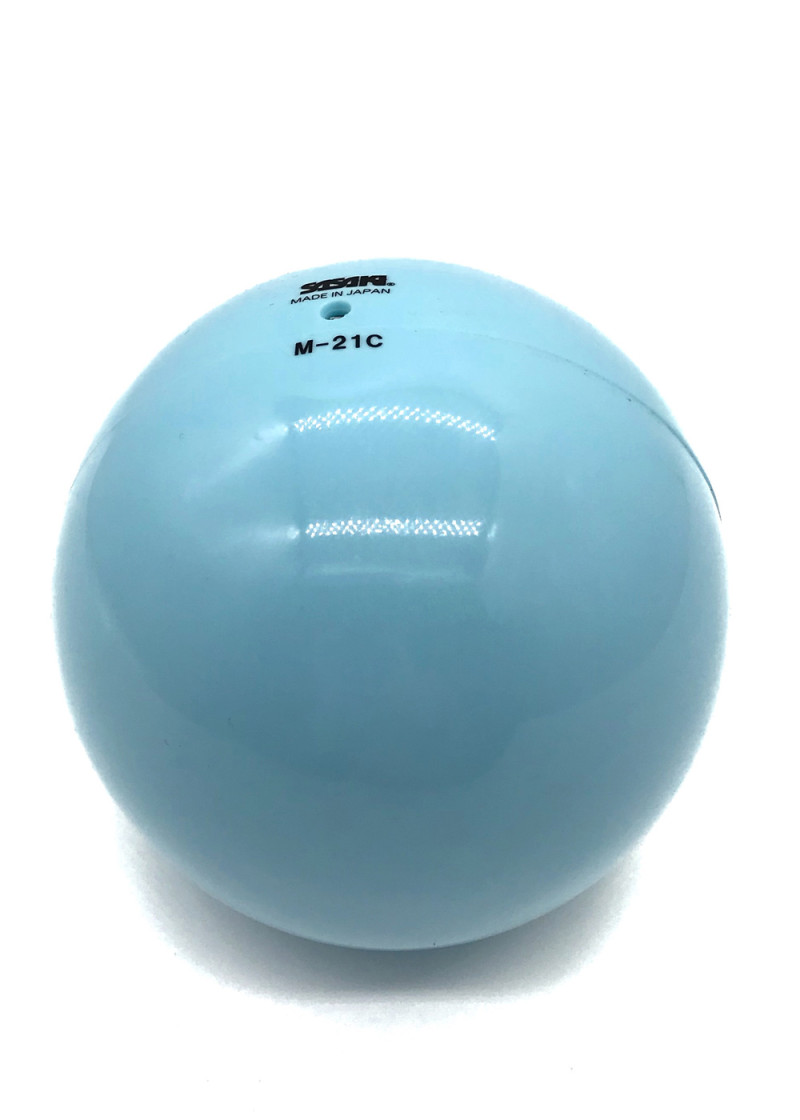 Мяч M-21C резина, Blue (BU), 15cm, 300g
