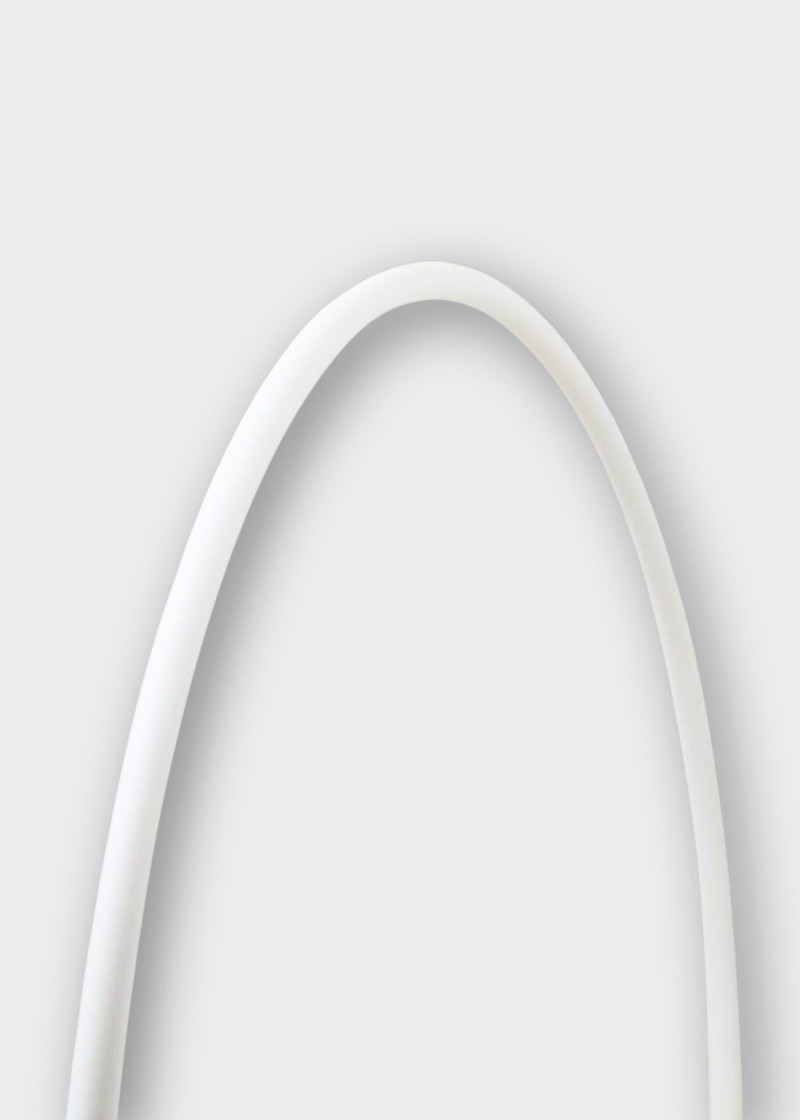 Обруч M-11ST пластик, White (W), 85cm, 300g