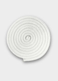 Скакалка MJ-240 полиэстер, White (W), 2,5cm
