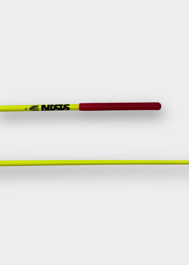 Палочка M-700JK стекловолокно+резина, Fluo Yellow x Red (KEYxR), 57cm
