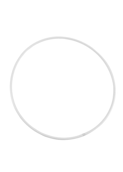 Обруч для гімнастики SASAKI M-13 поліетилен, White (W), 65cm, 260g