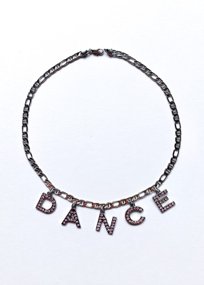 DANCE - Цепочка DANCE медь. покрытие родием, серебро, 45cm