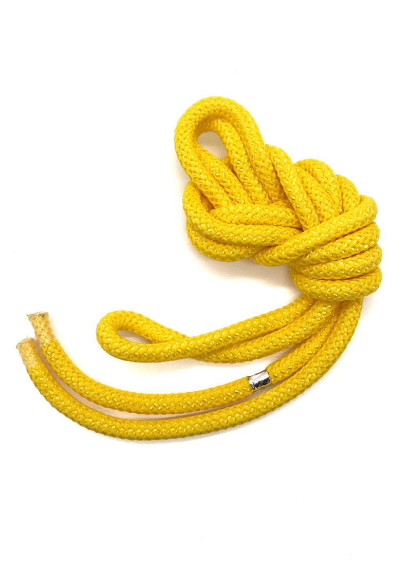 Скакалка для гімнастики Junior 65308 нейлон, Lemon Yellow (062), 2.5m