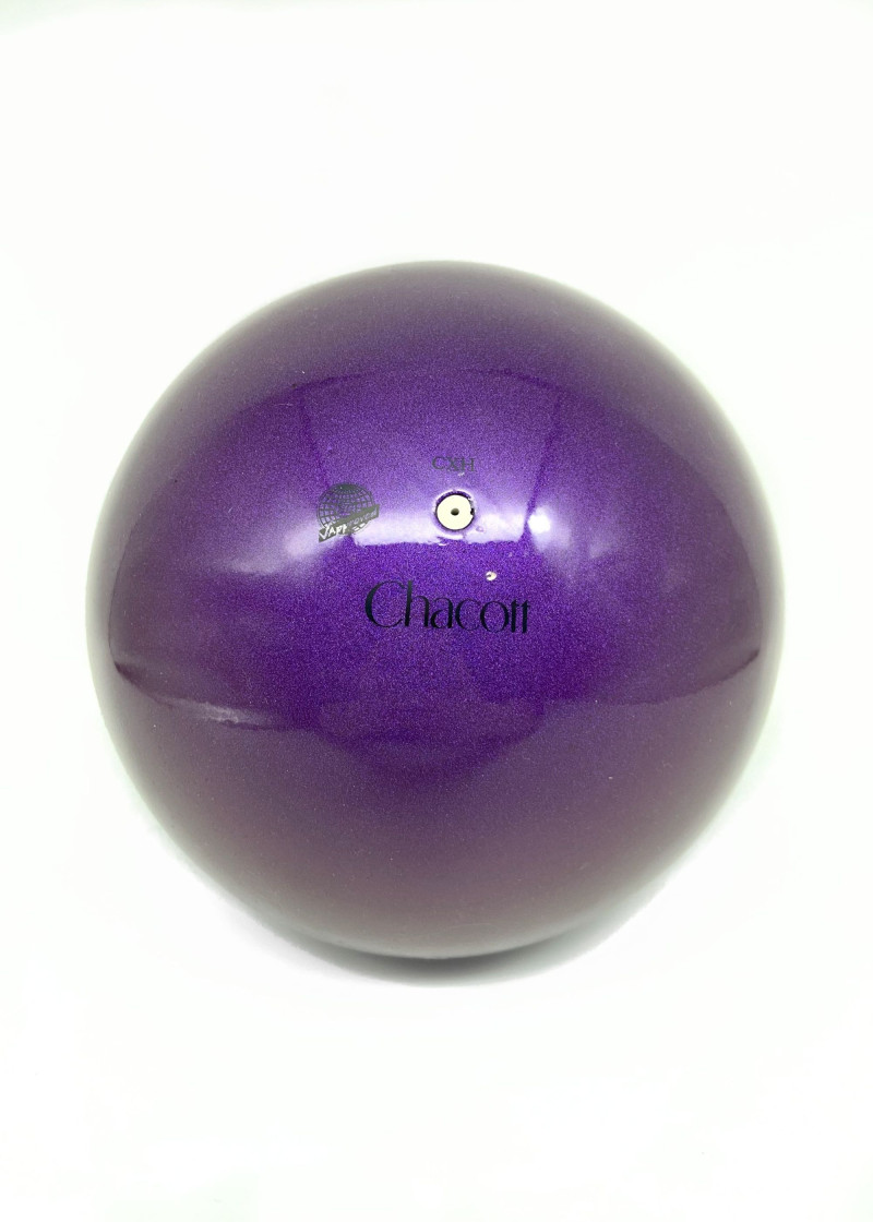 М'яч для гімнастики Glossy Chacott, 18.5 cm гума, Purple (777), 18.5cm