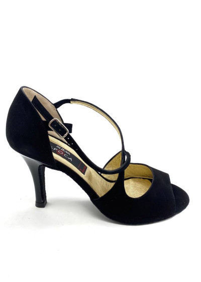 Туфлі для танго Martha замша, чорний, 8 cm, 3,5
