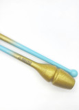 Булавы для гімнастики SASAKI NEW FIG M-34JKGH, 40. гума, Light-blue x Gold (LIBUxGD), 40.5cm, 150g